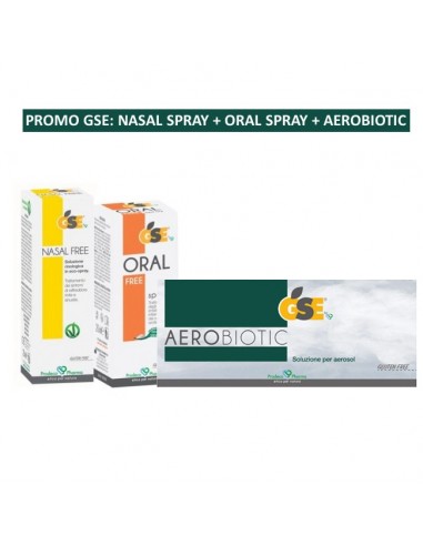 GSE Nasal Spray + Oral Spray + Aerobiotic Adulti