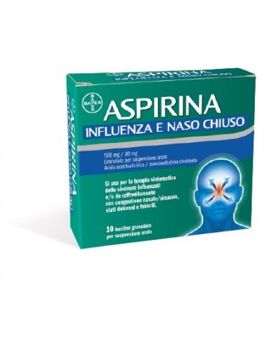 Aspirina Influenza e Naso Chiuso - 20 Bustine