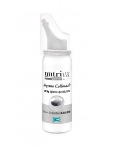 Nutriva Argento Colloidale Spray Naso e Orecchie Bambini