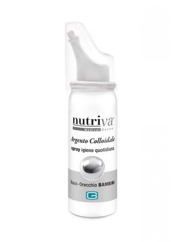 Nutriva Argento Colloidale Spray Naso e Orecchie Bambini