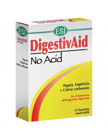Digestivaid No Acid Esi - 12 tavolette