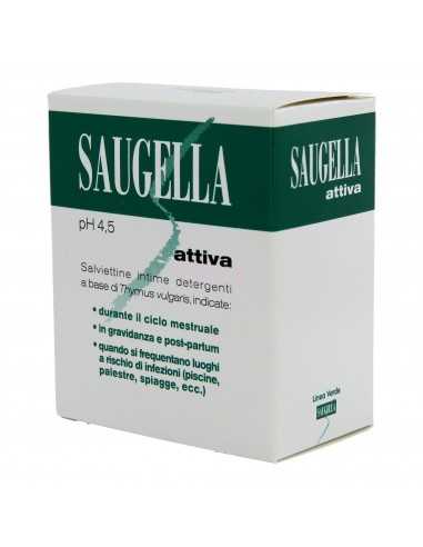 Salviettine intime Saugella Attiva - 10 pezzi