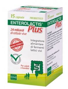 Enterolactis Plus - 15 capsule