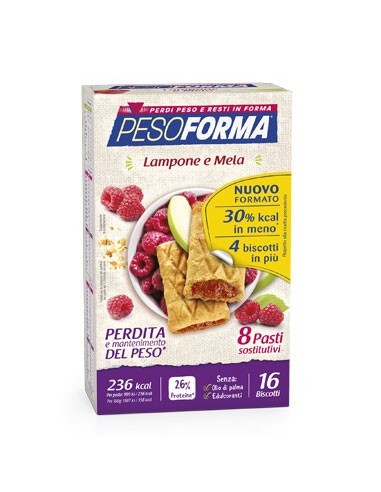 Biscotti Pesoforma al Lampone e Mela