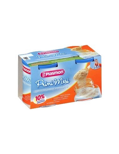 Biscottino granulato Plasmon - 2 barattolini