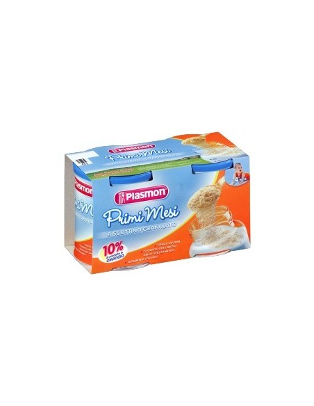 Plasmon Biscottino Granulato senza glutine 2 barattolini