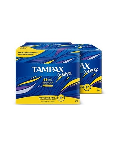 Tampax Compak Regular - 16 Assorbenti Interni