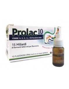 Prolac 10 Fermenti Lattici - 10 Flaconcini