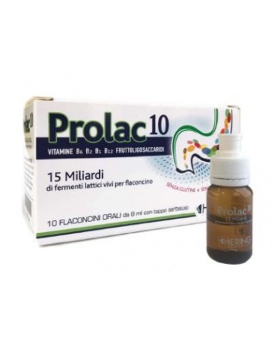 Prolac 10 Fermenti Lattici - 10 Flaconcini