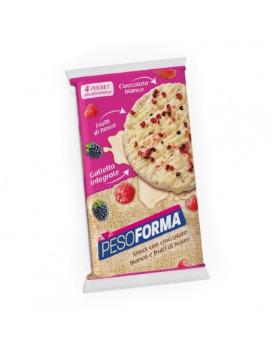 Pesoforma Gallette con Cioccolato Bianco e Frutti di Bosco