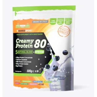 Creamy Protein 80 Blueberry Flavour Named Sport - 500 g
