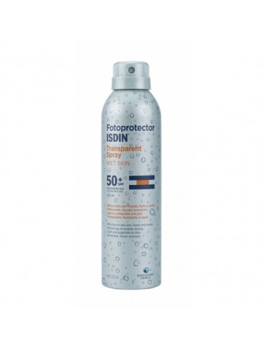 Fotoprotector ISDIN Transparent Spray Wet Skin SPF 50+