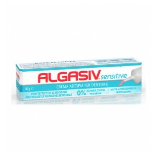 Algasiv Sensitive Crema Adesiva per Dentiera - Tubo 40 g