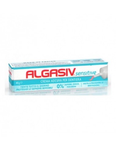 Algasiv Sensitive Crema Adesiva per Dentiera - Tubo 40 g