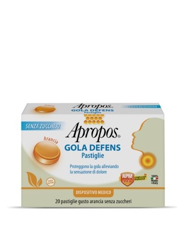 Apropos Gola Defens Pastiglie Arancia