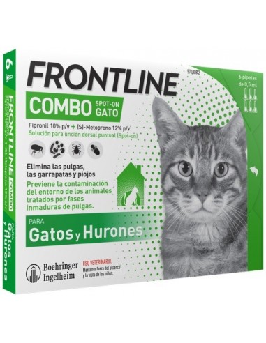 Antiparassitario per gatti Frontline Combo Spot-on - 3 pipette