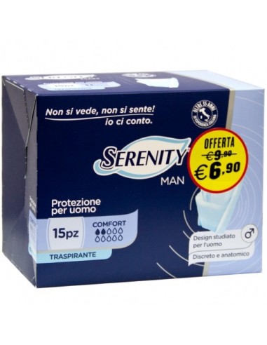 Serenity Man Comfort - 15 Assorbenti Uomo