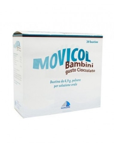 Movicol Bambini - 20 Buste al Cioccolato