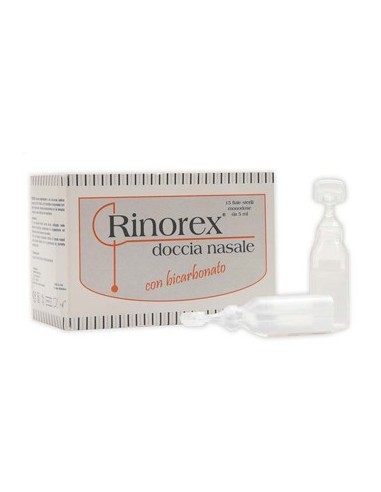 Rinorex Doccia Nasale con Bicarbonato - 15 Flaconcini