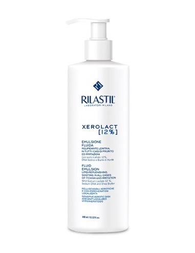 Rilastil Xerolact Emulsione 12% Sodio Lattato - Flacone 400 ml