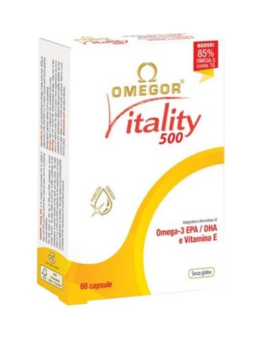 Omegor Vitality 500 - 60 Capsule Molli