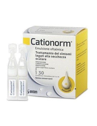 Cationorm Gocce - 30 Flaconcini Monodose