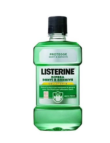 Listerine Collutorio Difesa Denti e Gengive - Flacone 500 ml