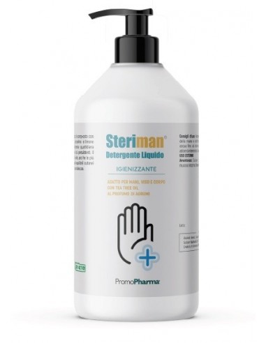 Steriman Detergente Liquido Igienizzante - Flacone 500 ml