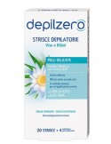 Strisce Depilatorie Viso e Bikini Depilzero - 20 pezzi