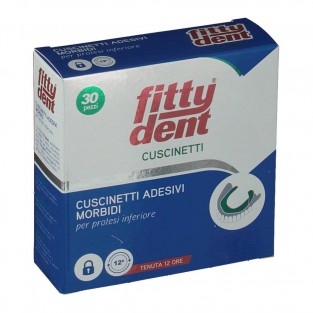 Fittydent - 30 Cuscinetti Adesivi