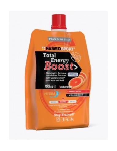 Total Energy Boost Named Sport - gusto Red Orange