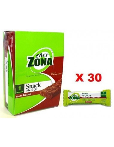 Enerzona Snack al cioccolato box 30 barrette