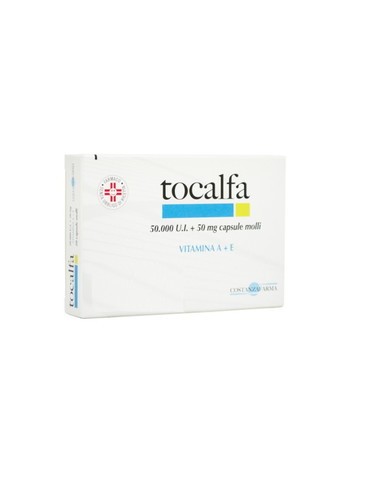 Tocalfa 50000 UI + 50 mg Capsule Molli