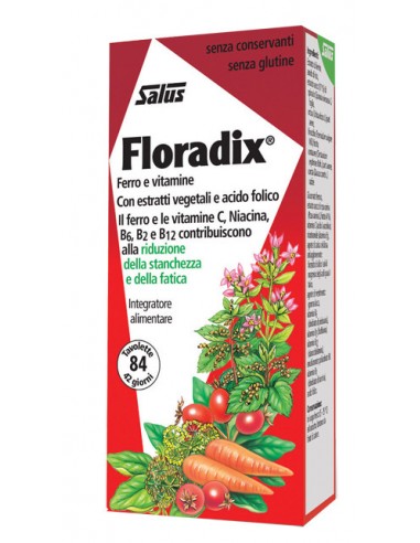 Floradix Integratore Ferro - 84 Tavolette