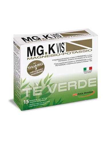 Mg. K Vis Magnesio e Potassio con tè verde - 14 buste