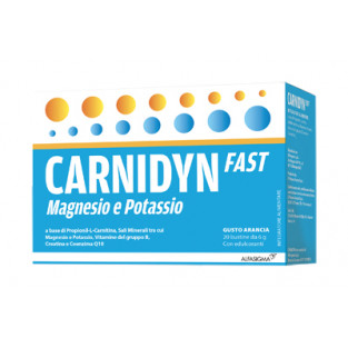 Carnidyn Fast Magnesio e Potassio - 20 Bustine