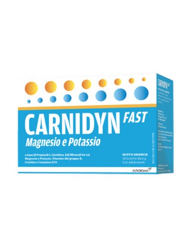 Carnidyn Fast Magnesio e Potassio - 20 Bustine