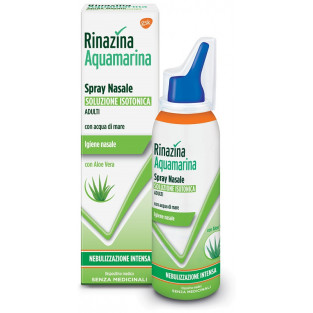 Rinazina Spray Aquamarina Spray Soluzione Isotonica con Aloe - 100 ml