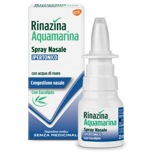 Rinazina Spray Aquamarina Soluzione Nasale Ipertonica - 20 ml