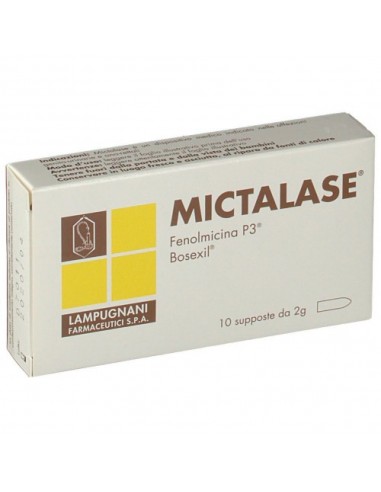 Mictalase - 10 Supposte