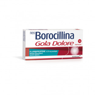 NeoBorocillina Gola Dolore - 16 Pastiglie Menta