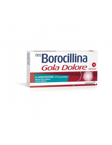 NeoBorocillina Gola Dolore - 16 Pastiglie Menta