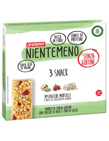 Nientemeno Barrette Pistacchio Mirtillo Enervit