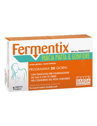 Fermentix Pancia Piatta e Gonfiore - 20 Compresse