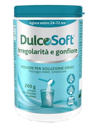 Dulcosoft Irregolarità e Gonfiore Macrogol 4000 - Barattolo 200 g