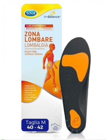 Scholl Plantare Sollievo Dolore Zona Lombare