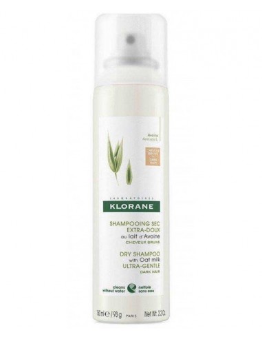 Klorane Shampoo Secco All'avena per capelli scuri