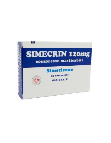 Simecrin 120 mg - 24 Compresse Masticabili