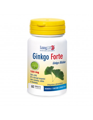 Longlife Ginkgo Forte 60 tavolette