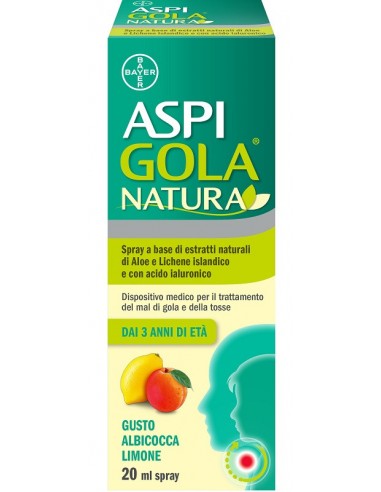 Aspi Gola Natura Spray Albicocca e Limone